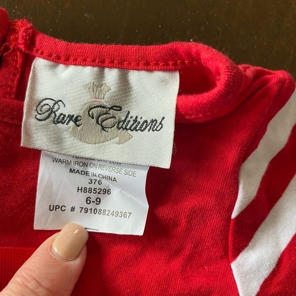 Rare Edition girls Christmas outfit size 9 months - Picture 2 of 3